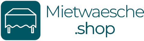 Mietwaesche.shop - Hussen, Tischdecken & mehr, Brautstrauß · Deko · Hussen Karlsruhe, Logo