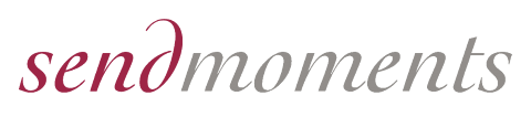 Logo sendmoments GmbH, Einladung & Papeterie Karlsruhe