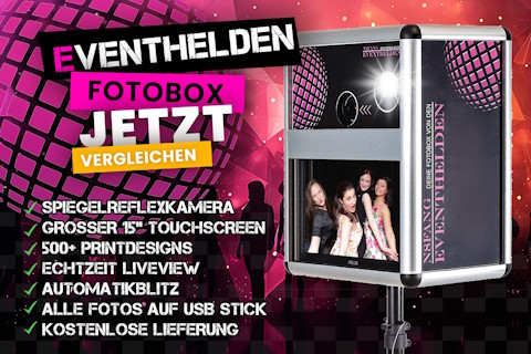 Fotobox mieten bei Eventhelden, Fotoboxen Karlsruhe, Kontaktbild