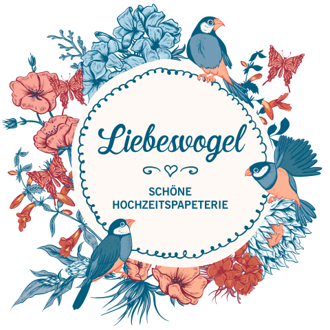 Liebesvogel | Lasercut-Hochzeitskarten & Pocketfolds, Hochzeitskarten Karlsruhe, Logo