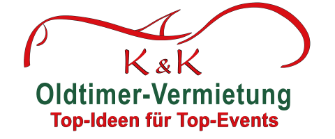 K & K Oldtimer-Vermietung | Hochzeitsauto | Oldtimerbus | T1 Bulli, Hochzeitsauto · Kutsche Karlsruhe, Logo