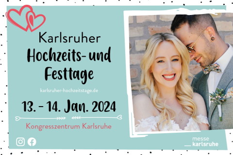 Karlsruher Hochzeits- und Festtage am 13. + 14. Januar 2024 Bild 1